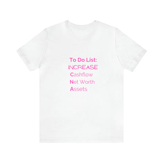 CNA To Do List Short Sleeve Tee