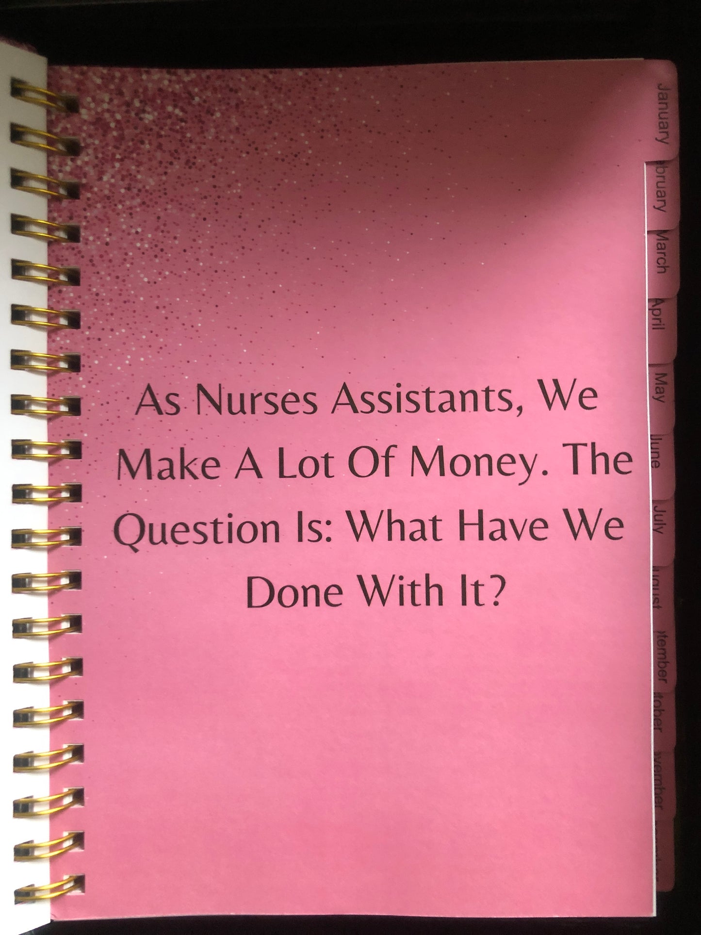 Your Money Roadmap for Nurses Assistants (Physical Planner)